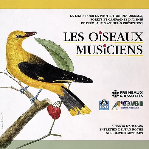 CD cover featuring a painted bird on a branch with red berries.