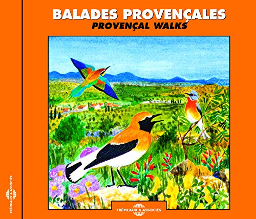 CD cover with painted birds and a Provencal landscape.