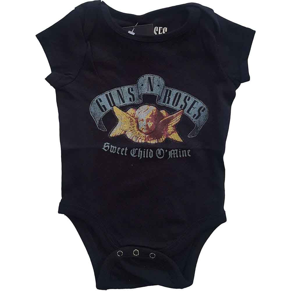 Baby grow with "Sweet Child O' Mine" Guns N' Roses logo, 24 month size.