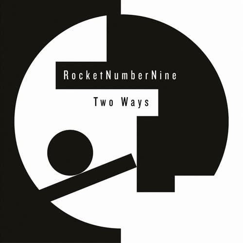 Vinyl record cover: black and white abstract design with text "Rocket Number Nine".