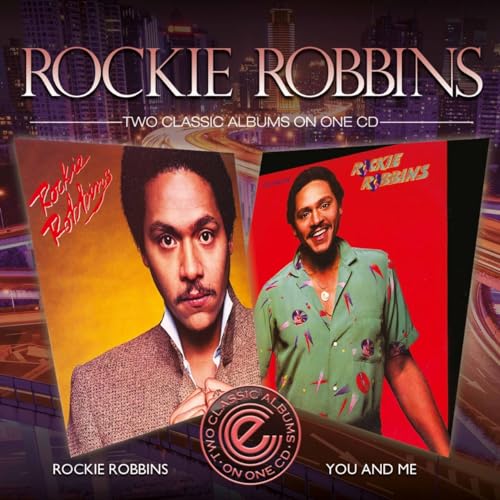 CD cover featuring portraits of singer Rockie Robbins and album titles.