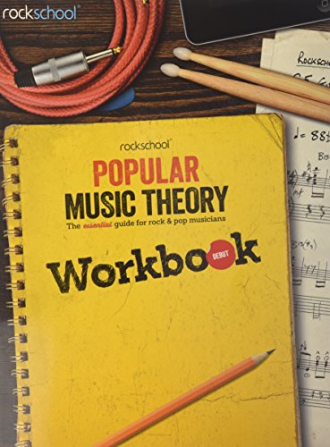 Workbook with music theory exercises, likely featuring sheet music and text, for beginner musicians.