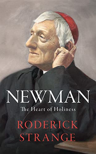 Book cover featuring a portrait of Cardinal Newman and the title “Newman.”