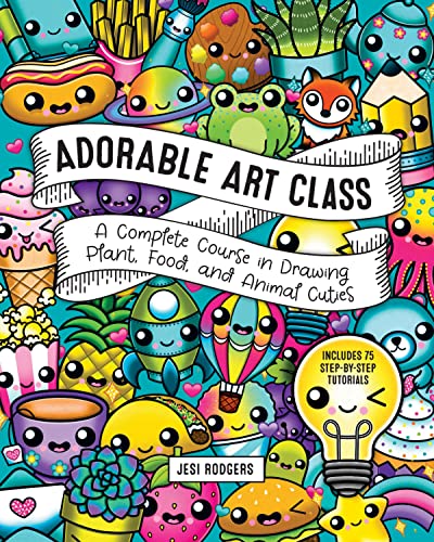 Book cover with colorful, cartoon drawings of plants, food, and animals.