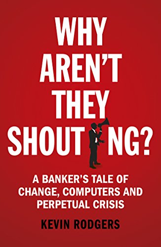 Book cover with white text, a silhouette, and a megaphone graphic.