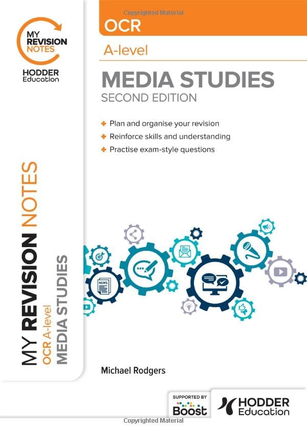 Cover of “My Revision Notes: OCR A Level Media Studies” textbook.