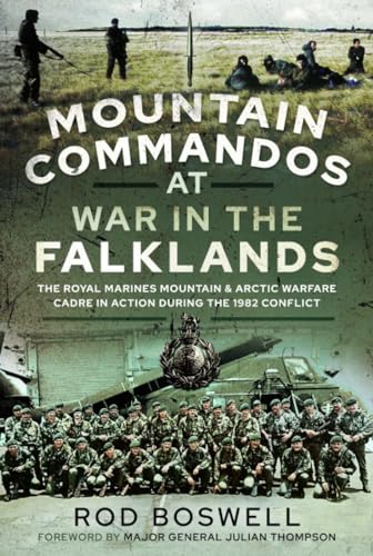 Book cover depicting Royal Marines in the Falklands War, 1982.