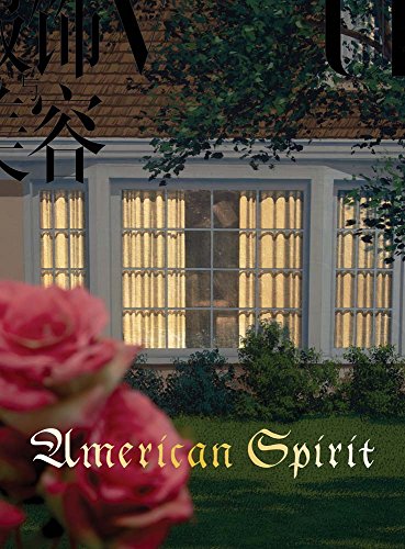 Book cover with roses in foreground, house windows in background.