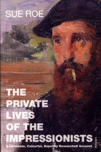 Book cover featuring an impressionist oil painting portrait of a bearded man with a pipe.