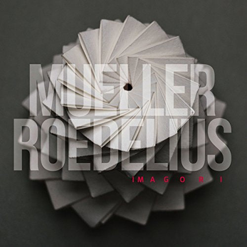 Album cover for Roedelius Mueller’s “Imagori” featuring a folded paper flower.