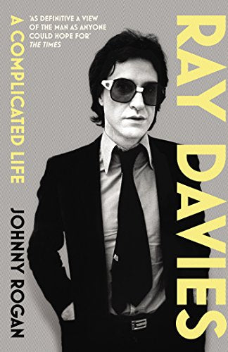Book cover featuring Ray Davies in a black suit and sunglasses.