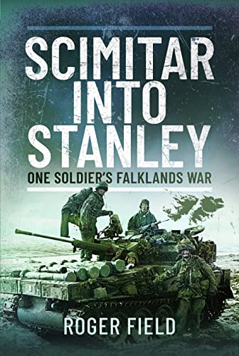 Book cover with soldier or military image, possibly map or landscape in background.