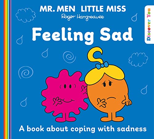 Book cover featuring Little Miss Sad and Mr. Bump with teardrops.