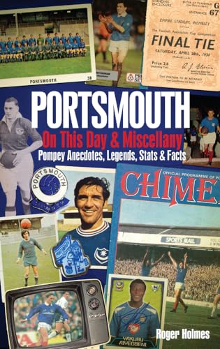 Portsmouth FC book cover featuring historic photos and club crest.