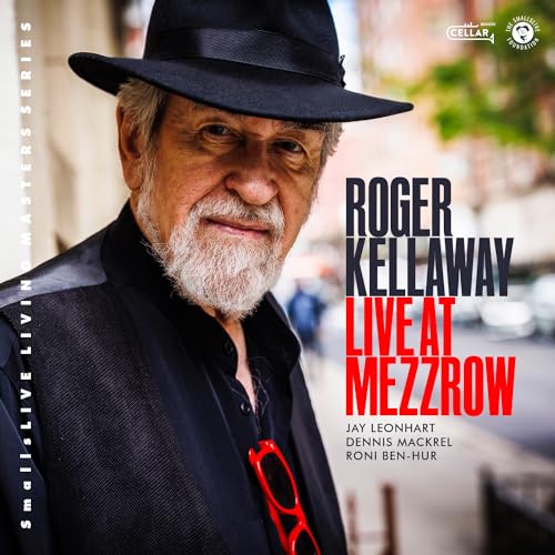 Roger Kellaway album cover: portrait of a man in a hat.
