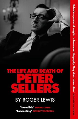 Book cover featuring a portrait of Peter Sellers in a suit and tie.