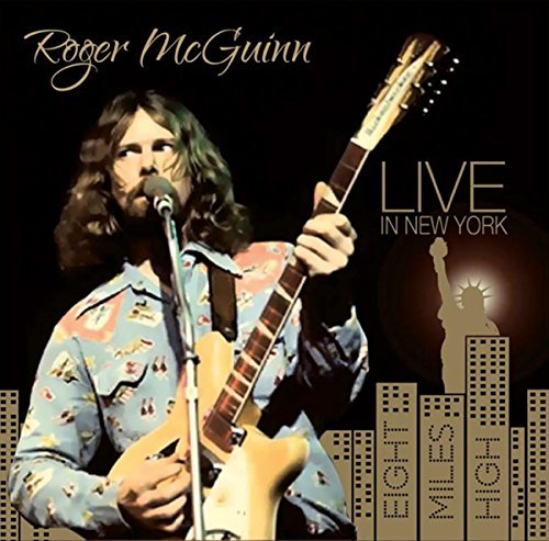 Roger McGuinn playing a twelve-string guitar on a CD cover.