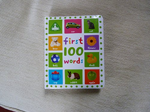 Board book cover with colorful illustrations of common objects.