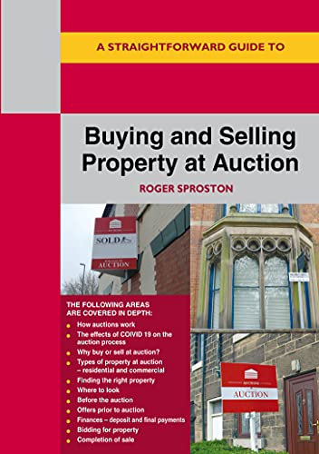 Book cover: "Buying and Selling Property at Auction" with house images.