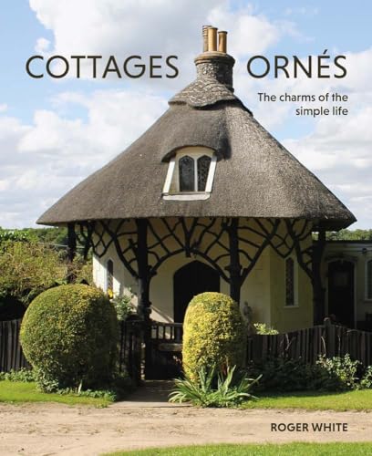 Book cover with rustic cottage image, likely featuring natural scenery and architectural details.