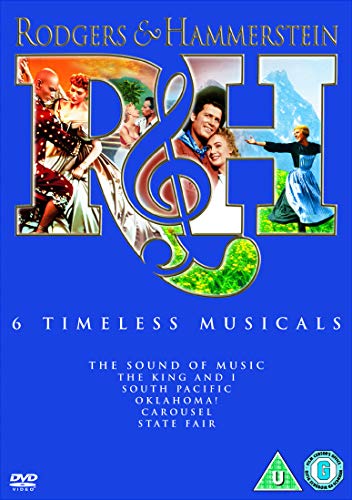 DVD cover for Rodgers & Hammerstein musicals collection, featuring cast images.