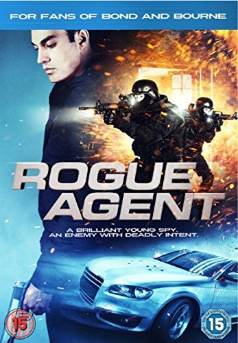DVD cover for "Rogue Agent" featuring a man, armed agents, and a car.