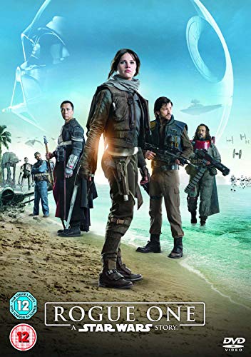 DVD cover for “Rogue One: A Star Wars Story” featuring Jyn Erso.