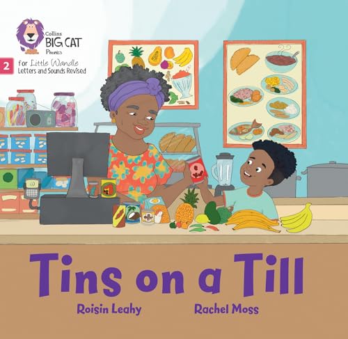 Children's book cover depicting a shopkeeper and child at a till.