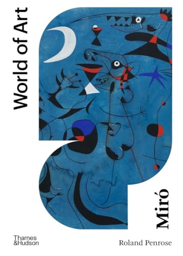 Book cover featuring a blue abstract Joan Miró painting with black lines and shapes.