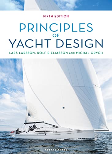 Book cover: “Principles of Yacht Design” with a sailing yacht image.