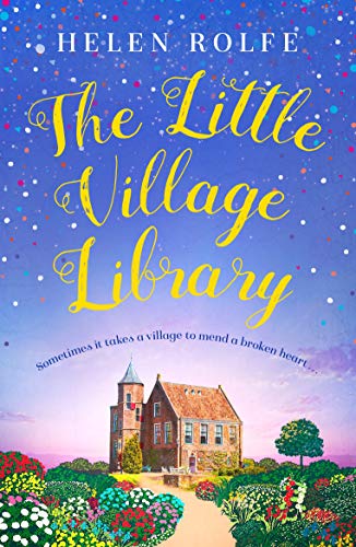 Book cover: “The Little Village Library” with a building and flowers.