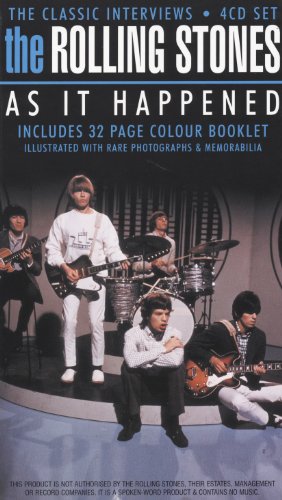 The Rolling Stones "As It Happened" CD cover with band photo.