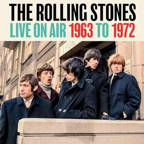 The Rolling Stones album cover, featuring the band in 1960s attire.