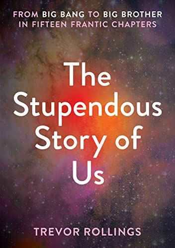 Book cover with bold white title against a colorful, cosmic background.
