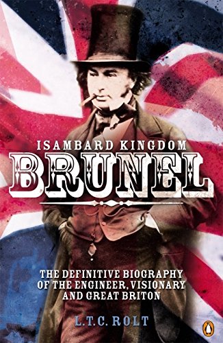 Book cover featuring Isambard Kingdom Brunel with a British flag background.