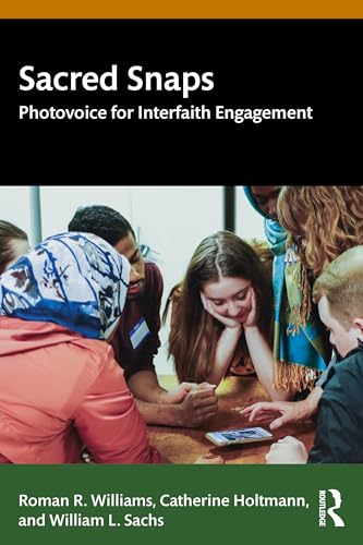 Book cover featuring a diverse group looking at a smartphone.