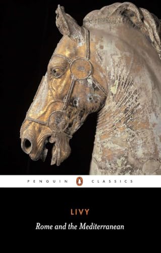 Book cover featuring a bronze horse head, "Rome and the Mediterranean" title.