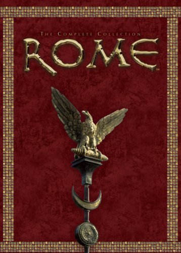 "Red DVD cover with gold border, featuring a golden eagle on a pole."