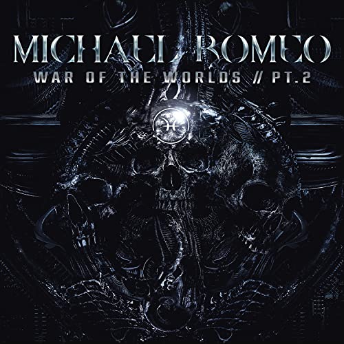 Album cover for “War of the Worlds, Pt.2” featuring a skull and dark imagery.