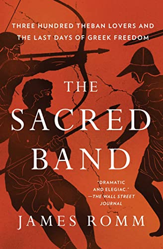 Book cover depicting ancient Greek soldiers with spears and a bow.