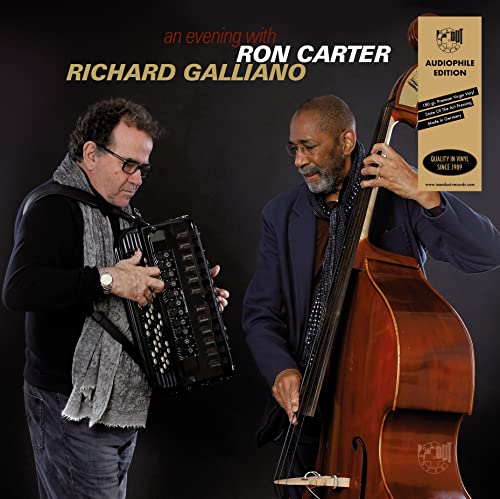 Ron Carter and Richard Galliano album cover featuring accordion and double bass.