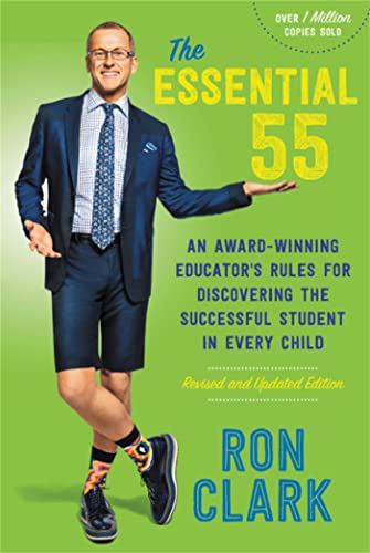 Book cover: "The Essential 55 (Revised)" by Ron Clark, featuring a man in a suit.