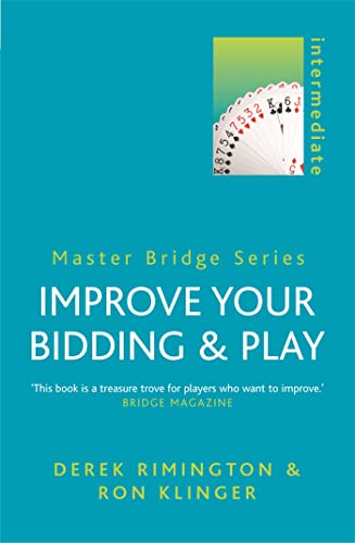 Book cover for "Improve Your Bidding and Play" with playing cards.