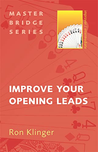 Red book cover with playing cards, title "Improve Your Opening Leads".