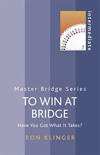 Book cover: "To Win At Bridge" with playing cards and text.