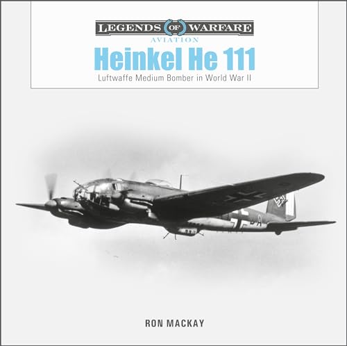 Black and white photo of a Heinkel He 111 German WWII bomber.