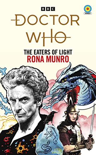 Doctor Who novel cover featuring the Doctor, a dragon, and Roman soldiers.