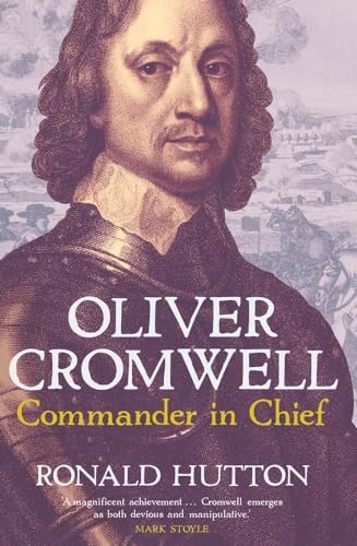 Book cover featuring a portrait of Oliver Cromwell, with title text.
