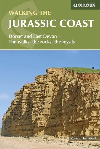 Book cover showing a tall, layered cliff face above a beach under blue sky.