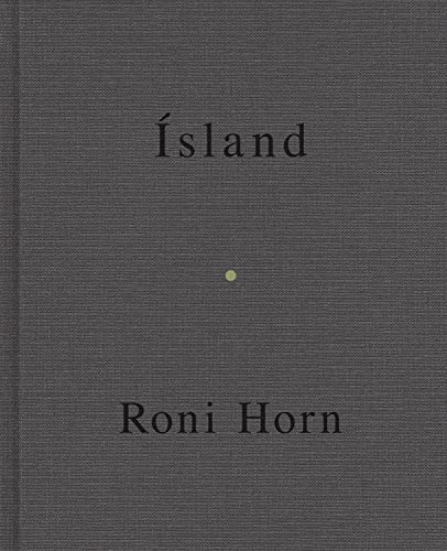 Dark gray book cover with the title “Island” and artist’s name.